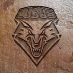 New Mexico Lobos Rusted metal