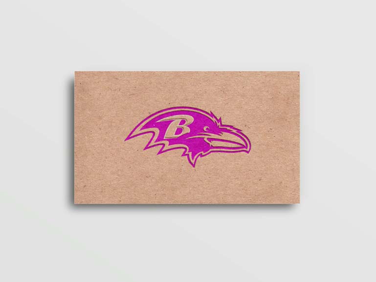 Baltimore Ravens business card